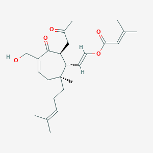 molecular formula C25H36O5 B15138783 Vibsanin C 