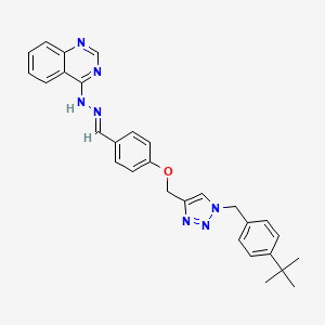 molecular formula C29H29N7O B15138814 Met/pdgfra-IN-2 