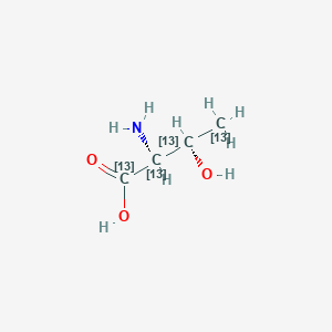 molecular formula C4H9NO3 B15138820 L-Threonine-13C4 