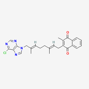 molecular formula C26H25ClN4O2 B15138841 SARS-CoV-2-IN-67 