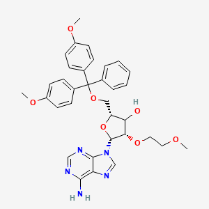 (2R,4S,5R)-5-(6-aminopurin-9-yl)-2-[[bis(4-methoxyphenyl)-phenylmethoxy]methyl]-4-(2-methoxyethoxy)oxolan-3-ol