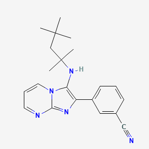 molecular formula C21H25N5 B15138883 Antileishmanial agent-25 