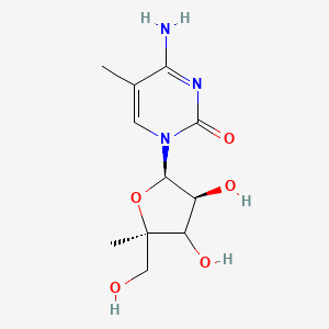 4-amino-1-[(2R,3S,5R)-3,4-dihydroxy-5-(hydroxymethyl)-5-methyloxolan-2-yl]-5-methylpyrimidin-2-one