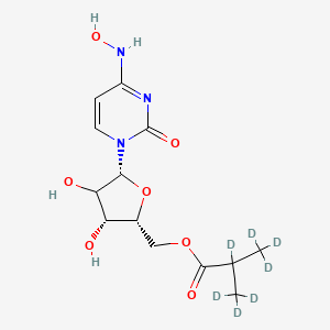 molecular formula C13H19N3O7 B15138923 Molnupiravir-d7 