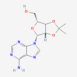 [(3aS,4R,6R)-4-(6-aminopurin-9-yl)-2,2-dimethyl-3a,4,6,6a-tetrahydrofuro[3,4-d][1,3]dioxol-6-yl]methanol