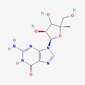 2-amino-9-[(2R,3S,5R)-3,4-dihydroxy-5-(hydroxymethyl)-5-methyloxolan-2-yl]-1H-purin-6-one