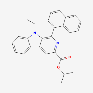 Isopropyl 9-ethyl-1-(naphthalen-1-yl)-9h-pyrido[3,4-b]indole-3-carboxylate