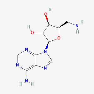 (2R,3R,5R)-2-(aminomethyl)-5-(6-aminopurin-9-yl)oxolane-3,4-diol