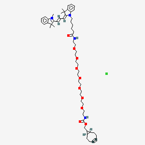 molecular formula C57H83ClN4O10 B15139131 Cy3-PEG7-endo-BCN 