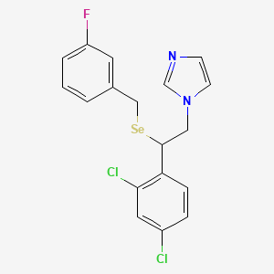 molecular formula C18H15Cl2FN2Se B15139237 Antifungal agent 54 