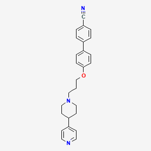 molecular formula C26H27N3O B15139309 Sigma-1 receptor antagonist 5 