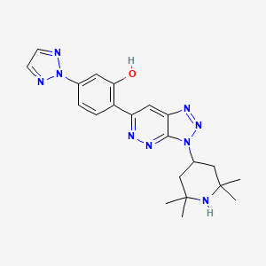 molecular formula C21H25N9O B15139392 Votoplam CAS No. 2407849-89-0