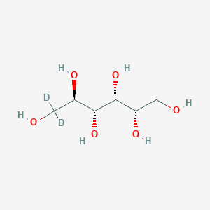 molecular formula C6H14O6 B15139406 D-Sorbitol-d2-2 