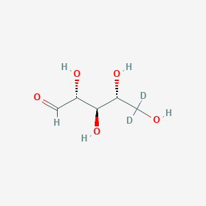 molecular formula C5H10O5 B15139421 D-Ribose-d2 