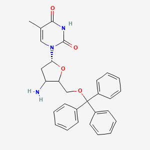 1-[(2R)-4-amino-5-(trityloxymethyl)oxolan-2-yl]-5-methylpyrimidine-2,4-dione