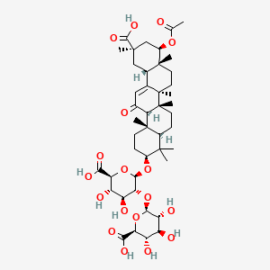 molecular formula C44H64O18 B15139451 ACETOXYGLYCYRRHIZIN, 22beta- CAS No. 938042-17-2