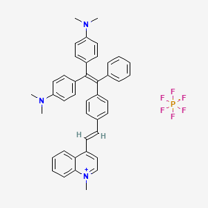 molecular formula C42H40F6N3P B15139477 Tpeqm-dma 