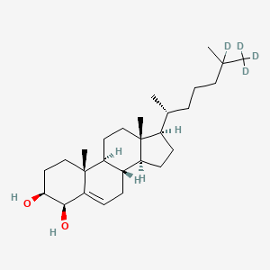 molecular formula C27H46O2 B15139491 4beta-Hydroxycholesterol-d4 