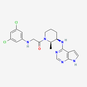 molecular formula C20H22Cl2N6O B15139511 Btk-IN-18 