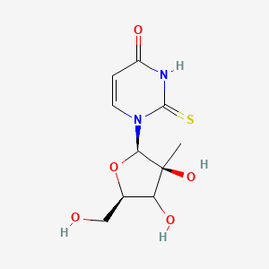 1-[(2R,3S,5R)-3,4-dihydroxy-5-(hydroxymethyl)-3-methyloxolan-2-yl]-2-sulfanylidenepyrimidin-4-one