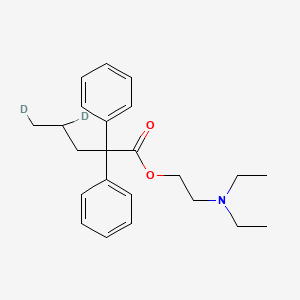 molecular formula C23H31NO2 B15139603 Proadifen-d2 