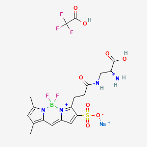 molecular formula C19H21BF5N4NaO8S B15139613 sBADA TFA 