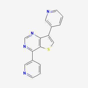 molecular formula C16H10N4S B15139652 h-NTPDase-IN-3 