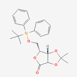 molecular formula C24H30O5Si B15139684 5-O-(tert-Butyldiphenylsilyl)-2,3-isopropylidene-D-ribonolactone 