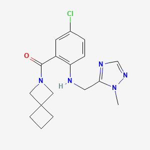 molecular formula C17H20ClN5O B15139686 NNRTIs-IN-3 