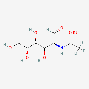 molecular formula C8H15NO6 B15139714 N-Acetyl-D-talosamine-18O,d3 