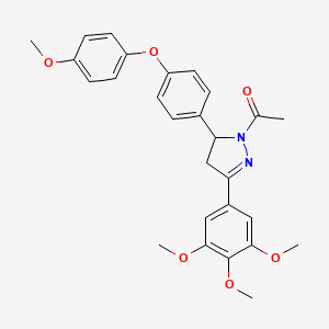 molecular formula C27H28N2O6 B15139743 Vegfr-IN-3 