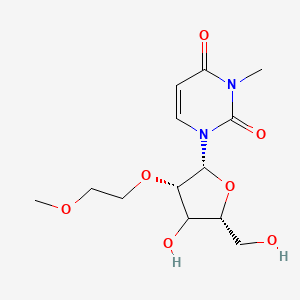 1-[(2R,3S,5R)-4-hydroxy-5-(hydroxymethyl)-3-(2-methoxyethoxy)oxolan-2-yl]-3-methylpyrimidine-2,4-dione