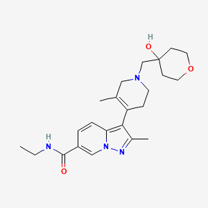 molecular formula C23H32N4O3 B15139767 YEATS4 binder-1 