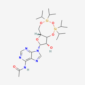 N-[9-[(6aR,8R,9S)-9-hydroxy-2,2,4,4-tetra(propan-2-yl)-6a,8,9,9a-tetrahydro-6H-furo[3,2-f][1,3,5,2,4]trioxadisilocin-8-yl]purin-6-yl]acetamide