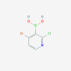 molecular formula C5H4BBrClNO2 B1513979 4-Bromo-2-chloropyridine-3-boronic acid 