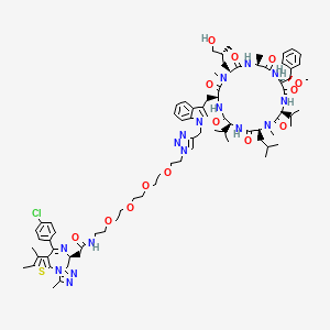 molecular formula C80H109ClN16O14S B15139801 Srg-II-19F 