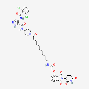 molecular formula C42H48Cl2N8O9 B15139858 PROTAC CDK9 degrader-5 