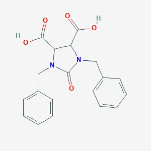 molecular formula C19H18N2O5 B151399 顺式-1,3-二苄基-2-氧代咪唑烷-4,5-二羧酸 CAS No. 51591-75-4