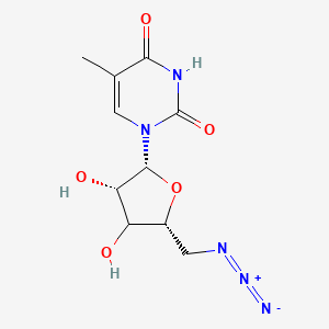 1-[(2R,3S,5R)-5-(azidomethyl)-3,4-dihydroxyoxolan-2-yl]-5-methylpyrimidine-2,4-dione