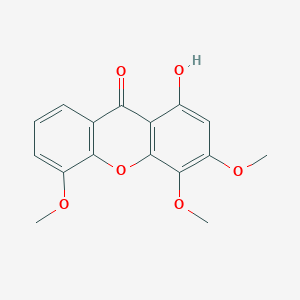 molecular formula C16H14O6 B1513992 1-Hydroxy-3,4,5-trimethoxyxanthone CAS No. 23251-63-0