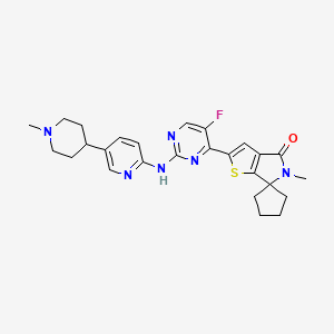 molecular formula C26H29FN6OS B15139923 Cdk-IN-12 