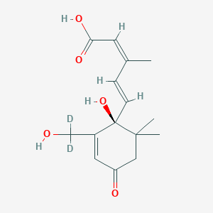 molecular formula C15H20O5 B15139946 7'-Hydroxy ABA-d2 