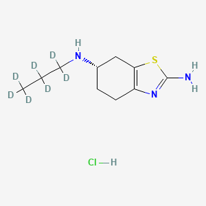 molecular formula C10H18ClN3S B15139955 Pramipexole-d7-1 (dihydrochloride) 