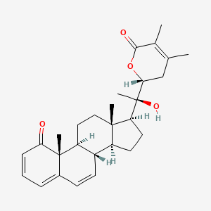 molecular formula C28H36O4 B15139963 Withasomniferolide B 