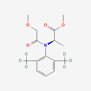 molecular formula C15H21NO4 B15139974 (R)-(-)-Metalaxyl-D6 