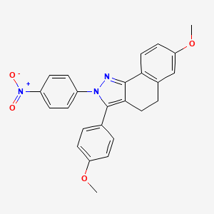 molecular formula C25H21N3O4 B15139988 Estrogen receptor antagonist 8 