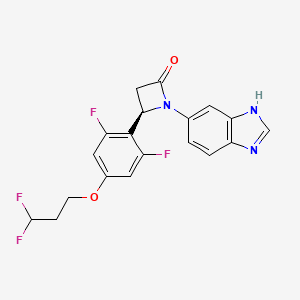 molecular formula C19H15F4N3O2 B15139994 Qpctl-IN-1 