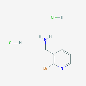 molecular formula C6H9BrCl2N2 B1514002 (2-Bromopyridin-3-yl)methanamine dihydrochloride 