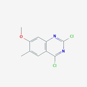 molecular formula C10H8Cl2N2O B1514003 2,4-Dichloro-7-methoxy-6-methylquinazoline 