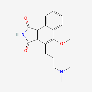 molecular formula C18H20N2O3 B1514008 4-Methoxy-3-(dimethylaminopropyl)naphthalimide 